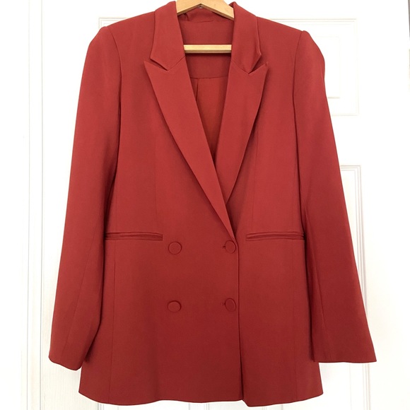 &Others Stories Rust Blazer - Picture 4 of 9